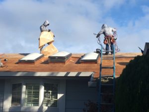 Roof construction in Marin
